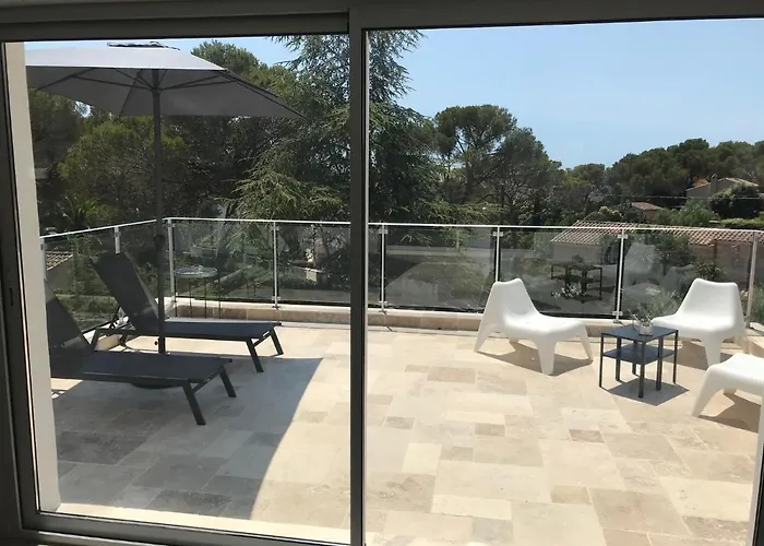 Сasa de vacaciones Les Alizes Côté Piscine Proche Bord De